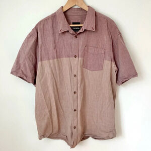 Prana Broderick Button  Down Short Sleeve Shirt